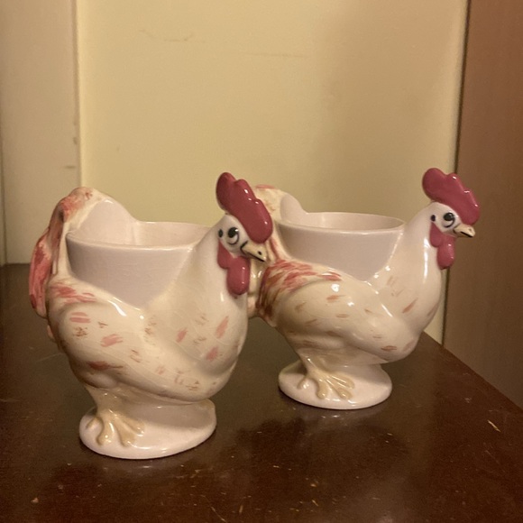 Rooster egg cups Vintage - Picture 11 of 11